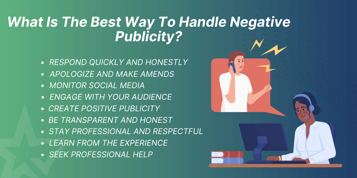 Best Way to Handle Negative Publicity