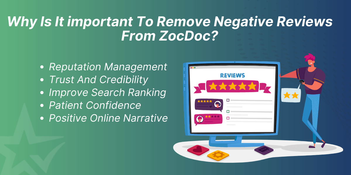 How to Remove Negative reviews fro Zocdoc